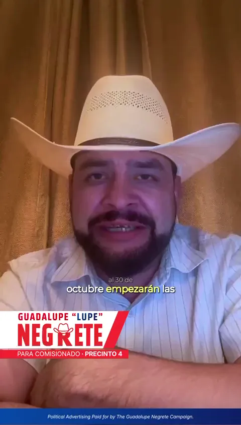 Lupe Negrete invita a votar en la votación anticipada